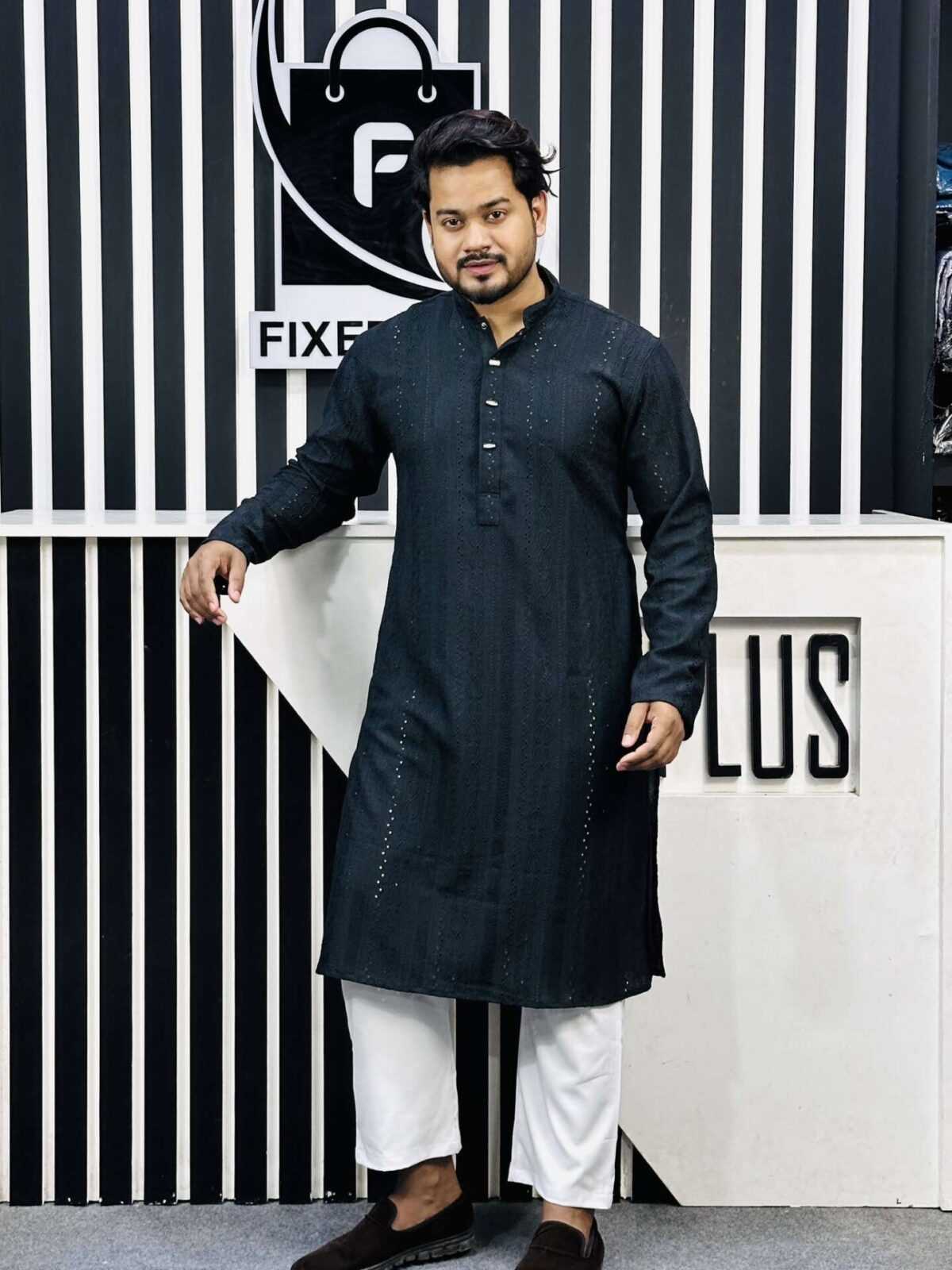 China Ambush Panjabi (Black)