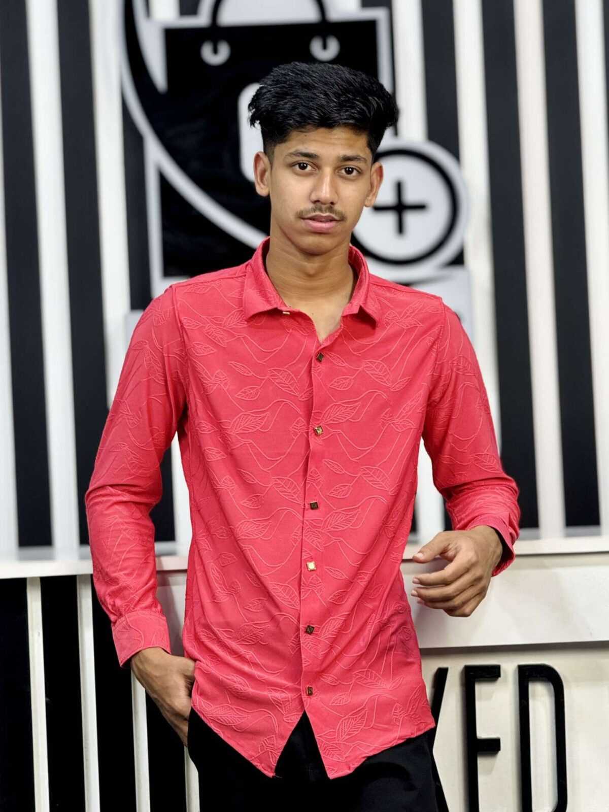 Chinese High Spandex Casual Shirt (CHSCS-29) - Image 3