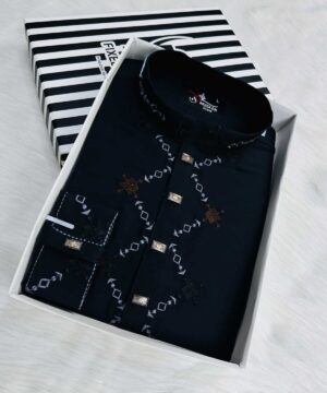 Alternative view of Embroidery Amber Panjabi (EAP-101)