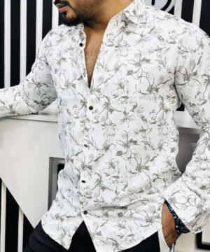 Alternative view of China Bamboo Print Shirt (CBPS-270)