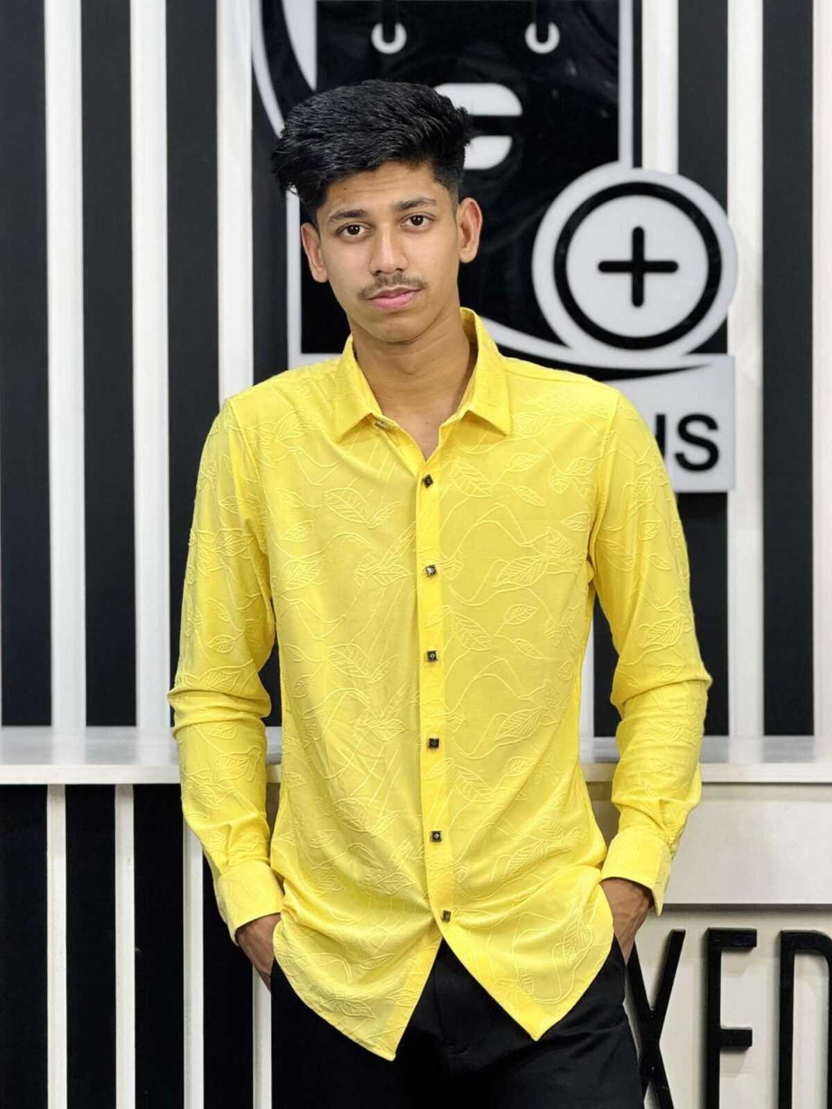 Chinese High Spandex Casual Shirt (CHSCS-23) - Image 3