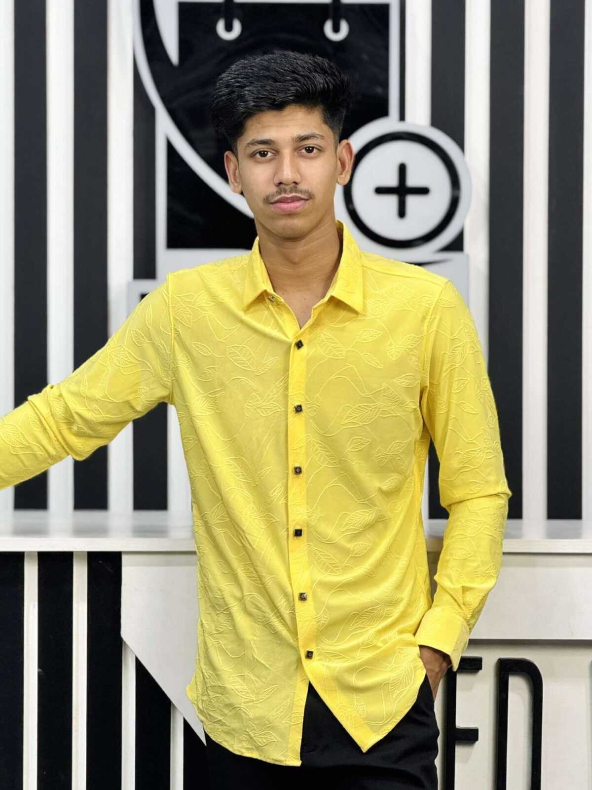 Chinese High Spandex Casual Shirt (CHSCS-23) - Image 2