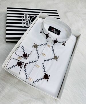 Alternative view of Embroidery Amber Panjabi (EAP-102)