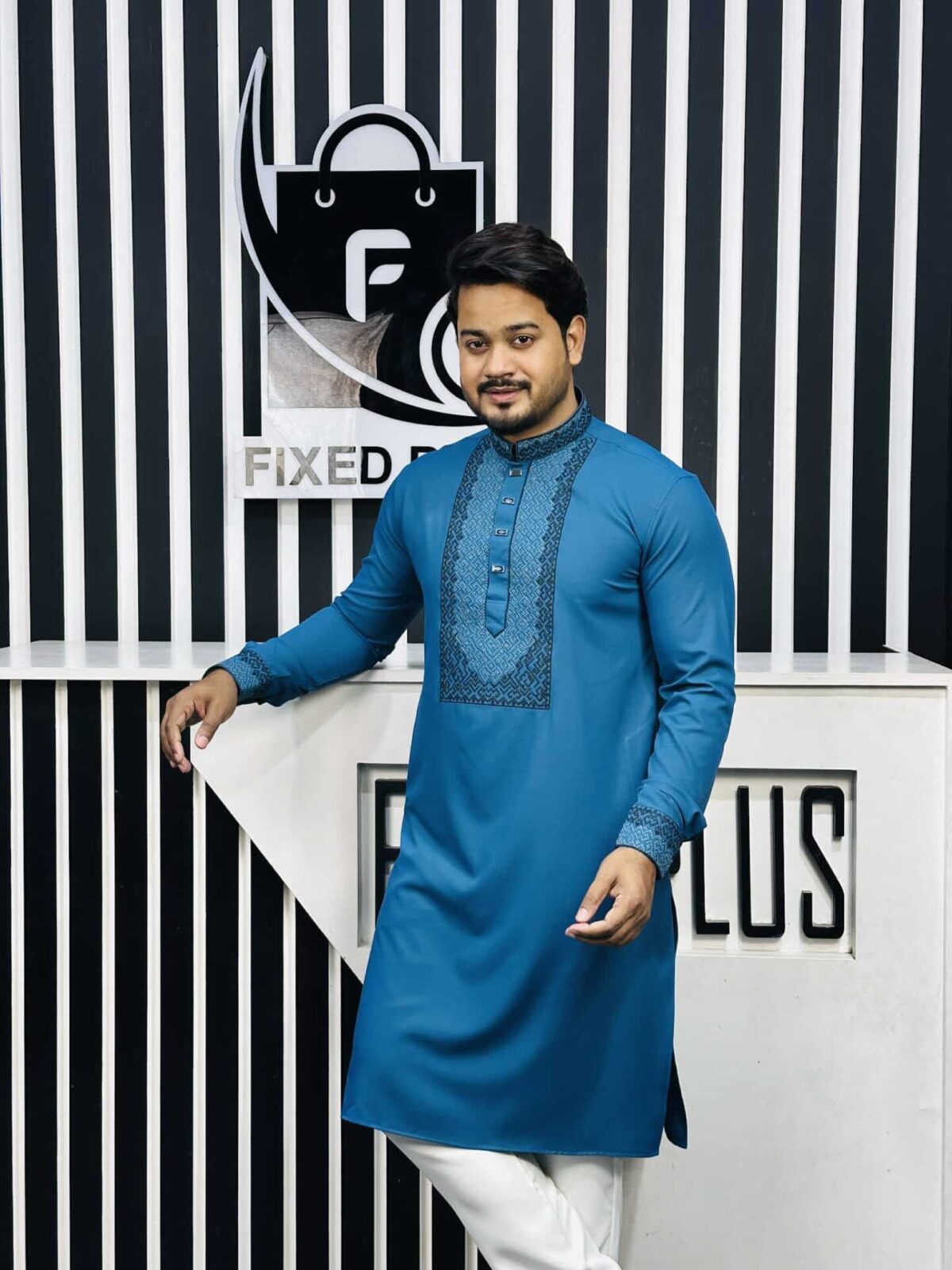 Embroidery Mabruk luxury Panjabi (EML-103)