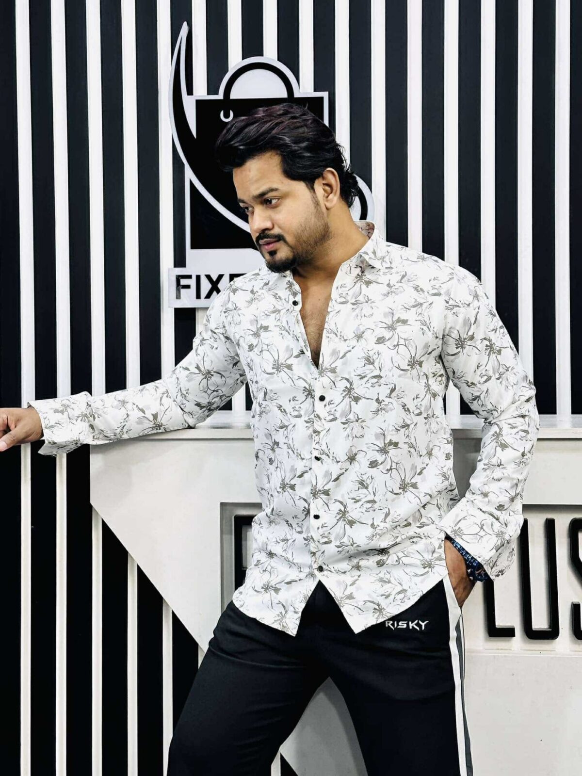 China Bamboo Print Shirt (CBPS-270)