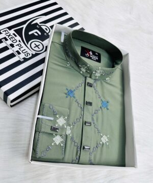 Alternative view of Embroidery Amber Panjabi (EAP-103)