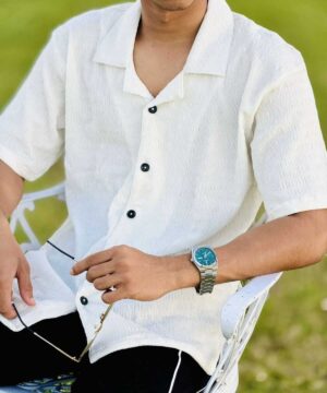 Drop Shoulder Shirt Off White (DSS-1)