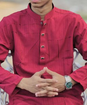 Jawad Luxury Panjabi Maroon (JLP-1)