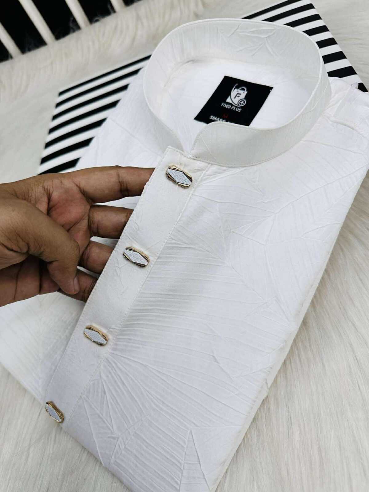 New Double Pasting Crocked Panjabi (DPCP-113) - Image 2