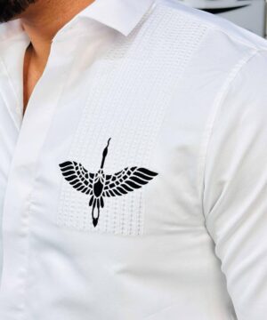 Alternative view of Flirt Party Shirt White (FPS-1)