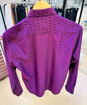 Alternative view of Popcorn Textured Ambush Shirt Rich Purple (PTAS-1)