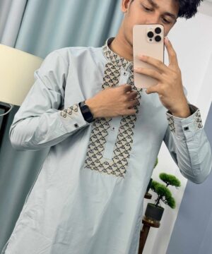 Alternative view of Embroidery Panjabi (E-104)