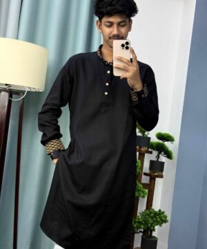 Alternative view of Embroidery Cuff  Collar Black 1222