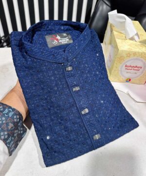 Sequence Panjabi Navy Blue (SP-31)