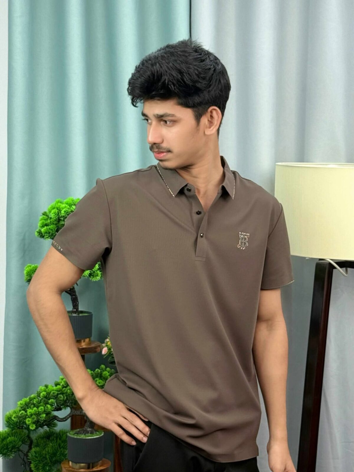 1:1 Burberry Signature Polo Shirt (BSPT-1)