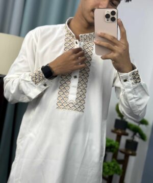 Alternative view of Embroidery Panjabi (E-105)