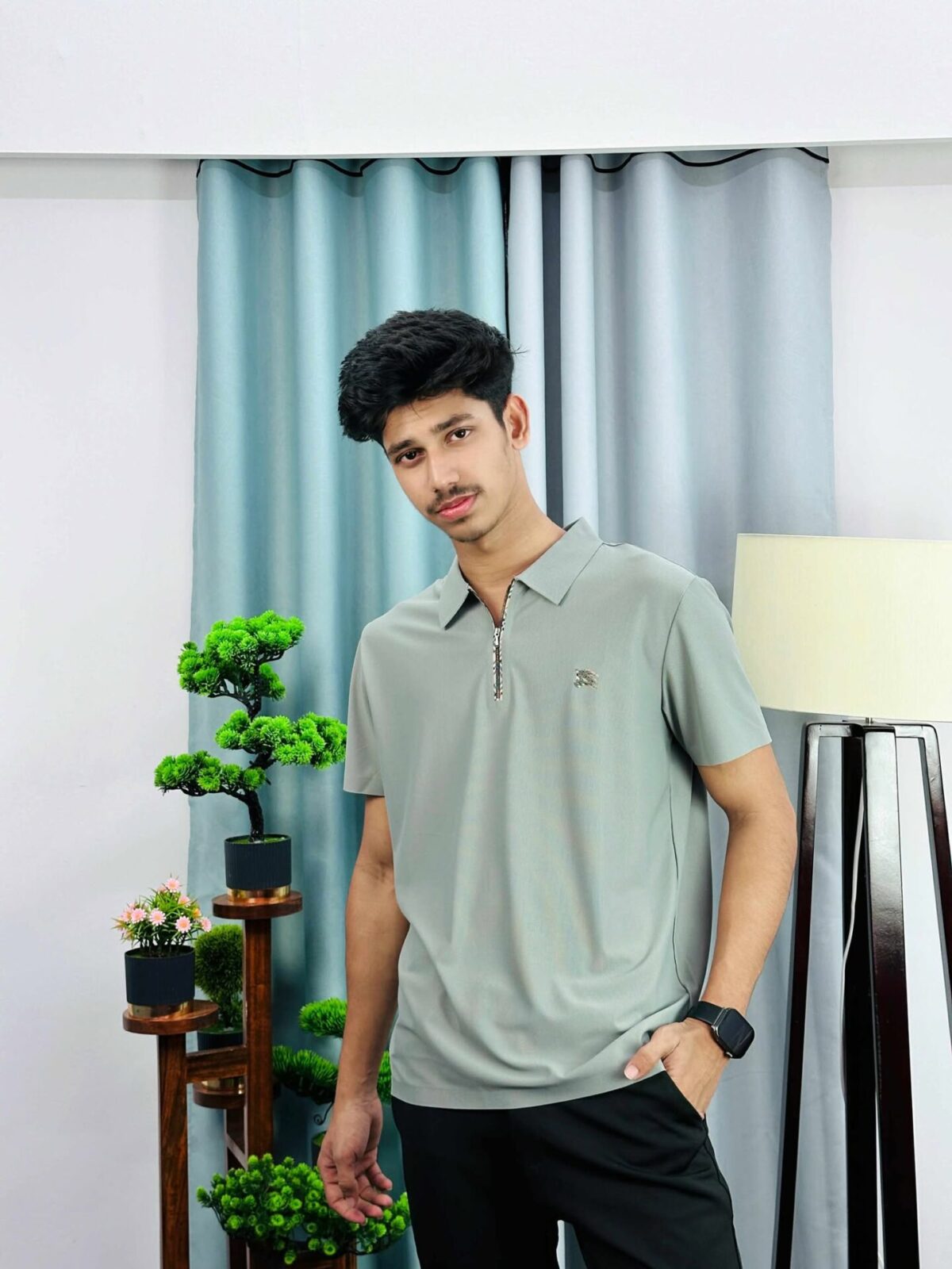 1:1 Burberry Polo Shirt (BPT-1) - Image 3