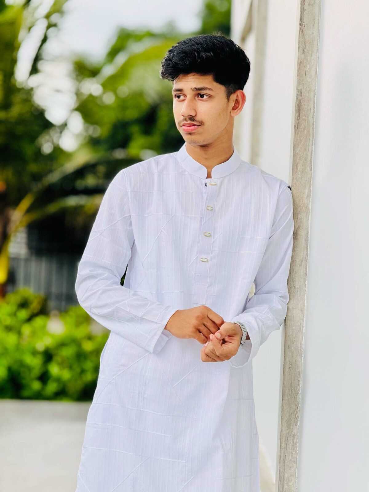 Jawad Luxury Panjabi White (JLP-3) - Image 3