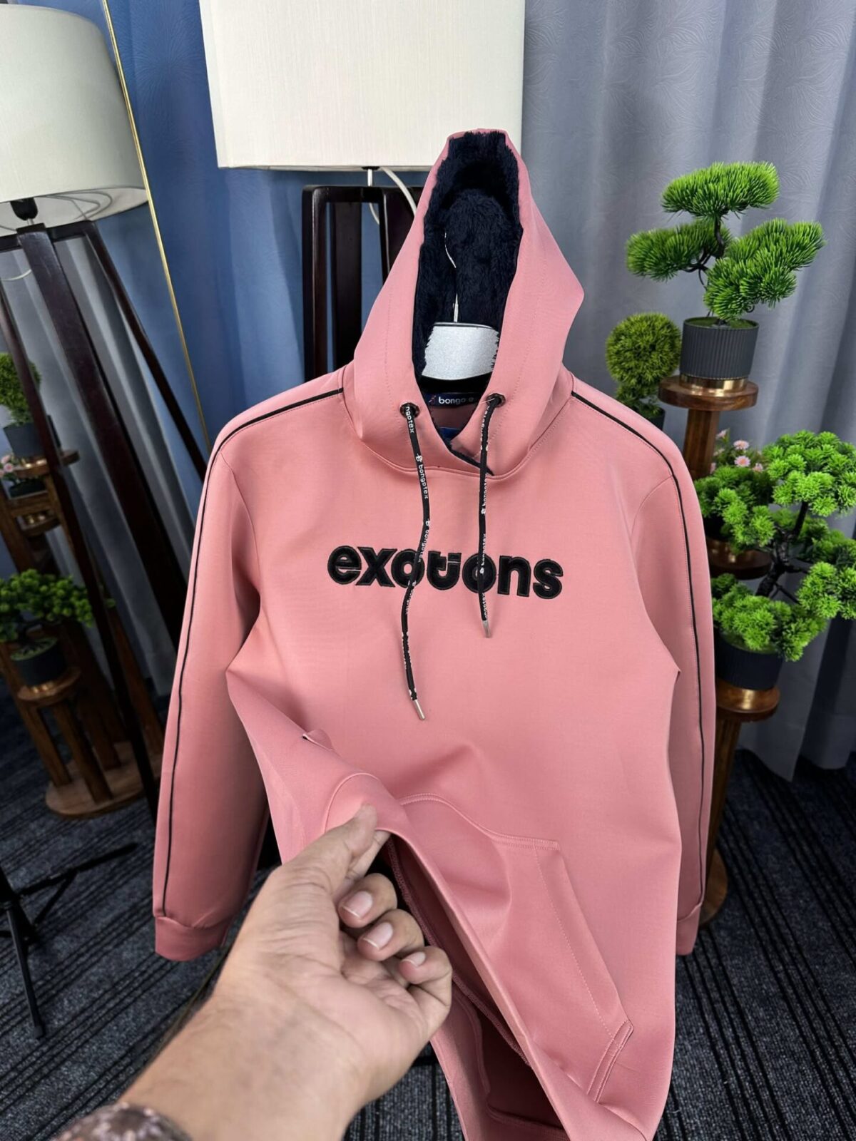 Exutions Pink Winter Hoodie (EPH-1) - Image 3