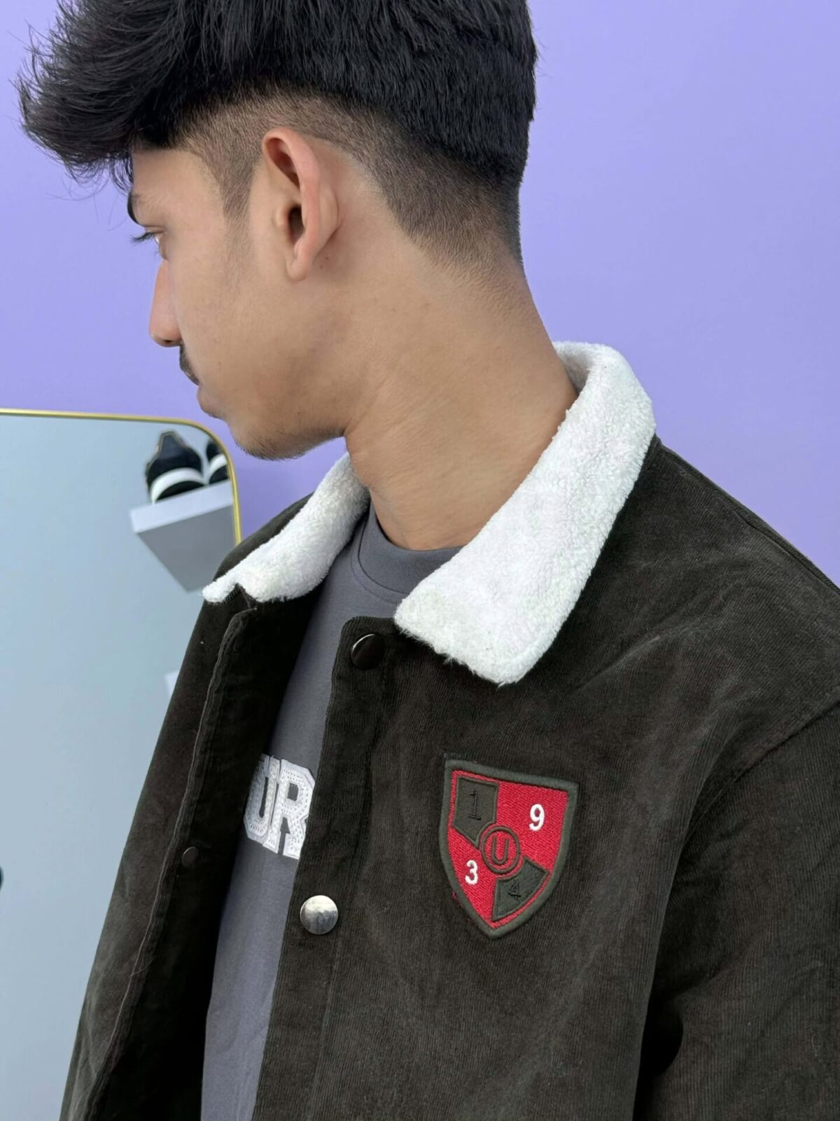 Risky Sherpa Collar Jacket (JKT-7) - Image 3