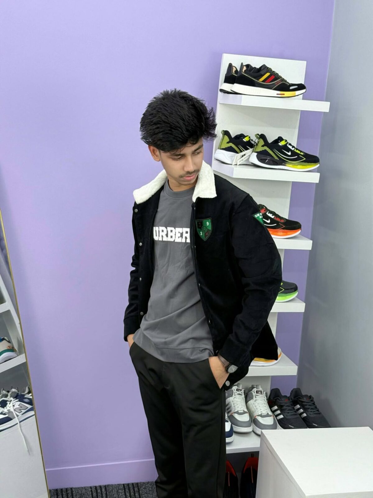 Risky Sherpa Collar Jacket (JKT-8) - Image 2