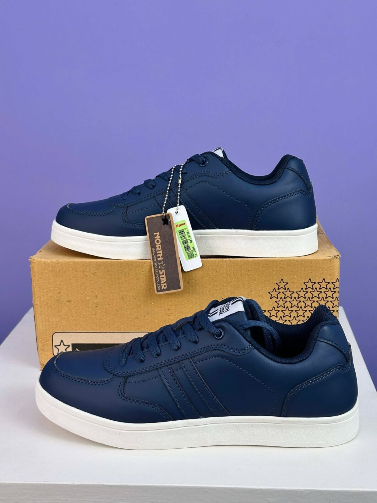 North Star Classic PU Leather Casual Sneaker ( NCS-1)