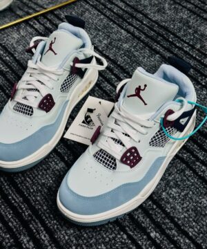 Alternative view of Jordan Retro 4 – Ice Blue & Burgundy  (JRS-7)