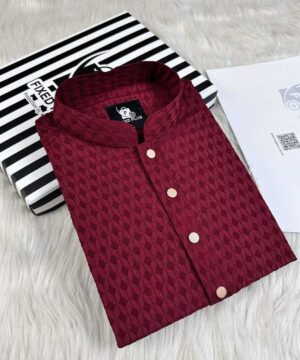 Royal Weave  Panjabi – Maroon  (RWP-3)