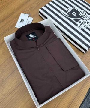 Classic Indonesian Thobe – Coffee Brown (NIT-4)