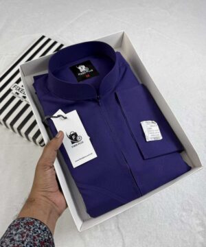 Alternative view of Classic Indonesian Thobe-Royal Elegant Purple (NIT-1)