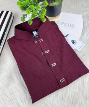 Royal Textura Panjabi – Maroon Luxe  (RWP-7)