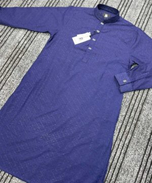 Alternative view of Royal Navy Blue Chiken Panjabi (CP-105)