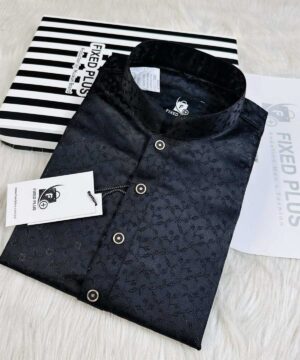 Elite Black Katan Panjabii (RKP-2)