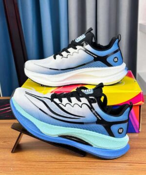 AeroFlex Runner Pro – Sky Blue & White (SS-23)