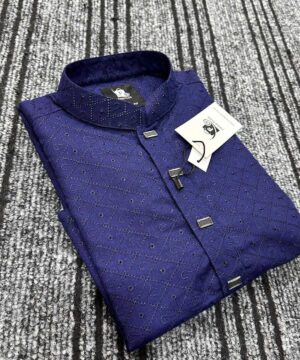 Royal Navy Blue Chiken Panjabi (CP-105)