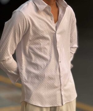 Alternative view of Urban Weave Classic Shirt – White (UWS-1)