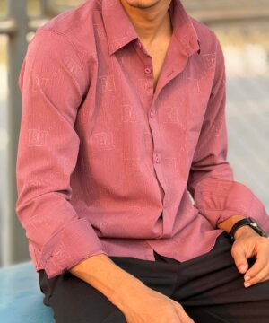 Alternative view of Urban Weave Classic Shirt – Dusty Rose (UWS-6)