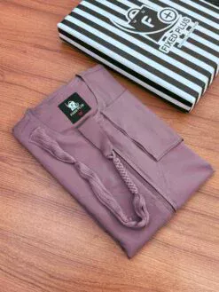 Dusty Mauve – Premium Emirati Thobe (PET-4)
