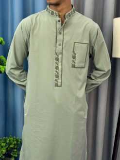 Alternative view of Shehnai Embroidered Panjabi (SEP-2)