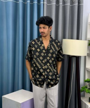 V-Cut Drop Shoulder Shirt 00153