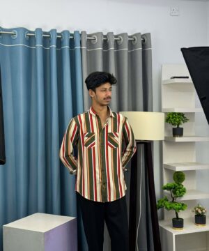 Lyckra Full Sleeve Print Shirt 249