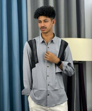 Alternative view of Contrast Panel Shirt (CPS-4)