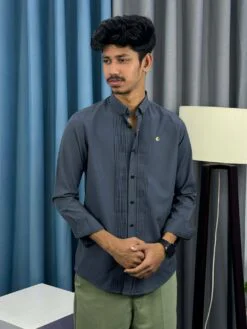 Alternative view of Tuxedo Shirt - Dark Gray (TS-9)