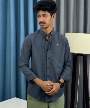 Alternative view of Tuxedo Shirt - Dark Slate Grey (TS-102)