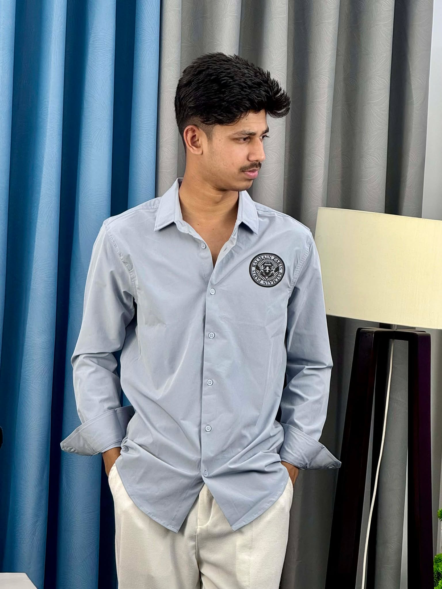 Balman Shirt Light Grey (BS-3)