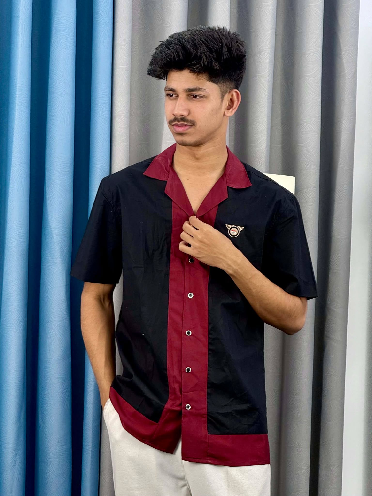 Contrast Half Shirt (CHS-8)