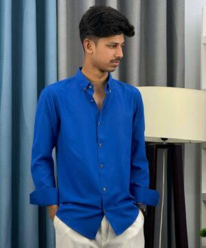 Alternative view of Formal Shirt (Blue)