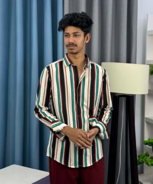 Lyckra Full Sleeve Print Shirt 248