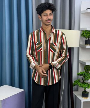 Alternative view of Lyckra Full Sleeve Print Shirt 249