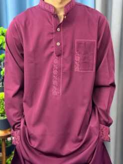 Alternative view of Shehnai Embroidered Panjabi (SEP-4)